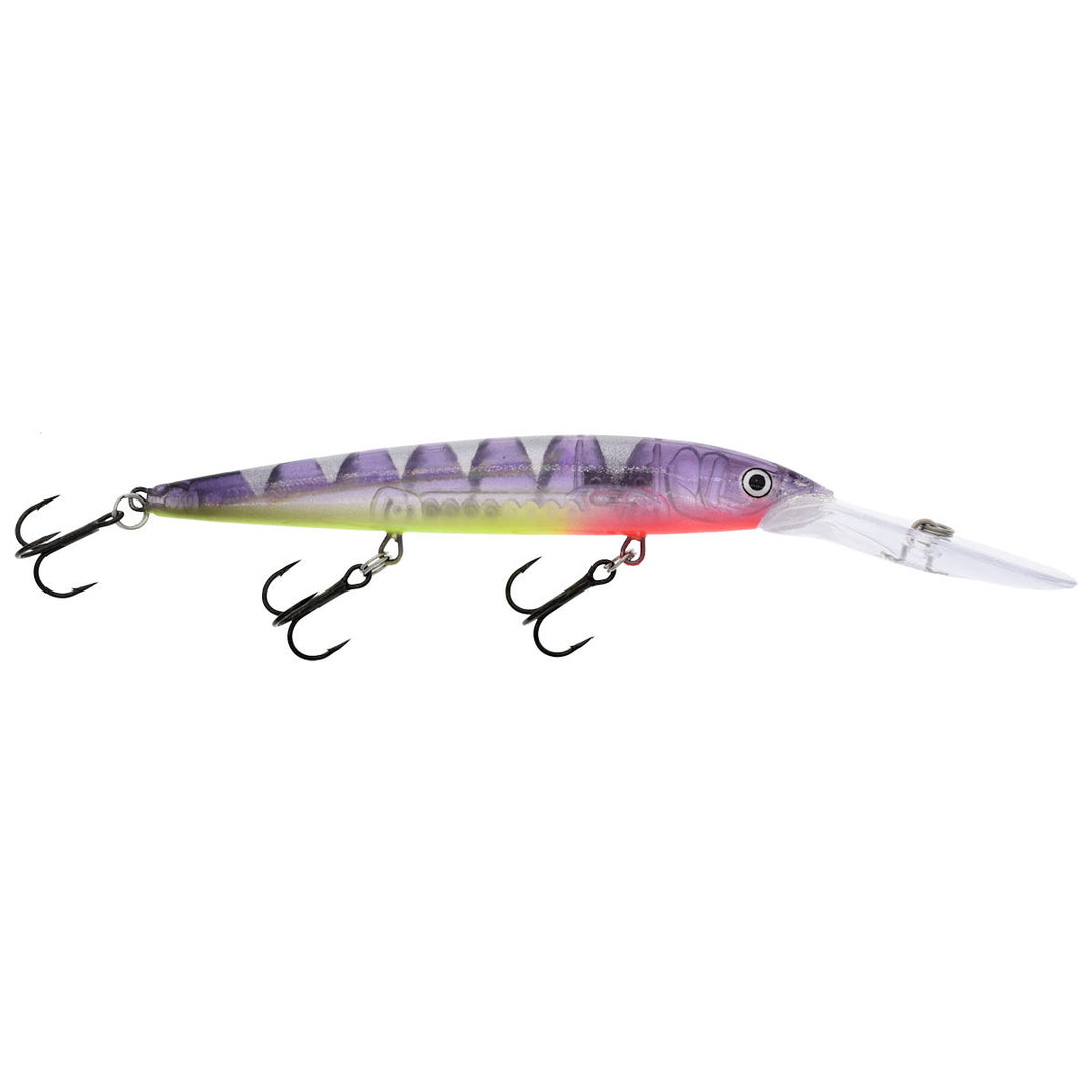 Warrior Lures Custom Down Deep Husky Jerk_Purple Ires Perch