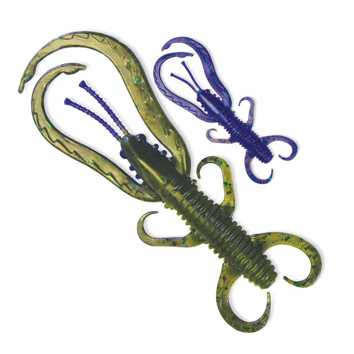 Culprit Flutter Craw soft plastic bait with fluttering crawfish action
