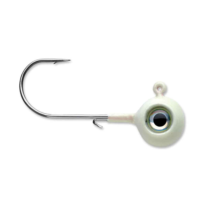VMC Neon Moon Eye Jig Glow walleye jighead