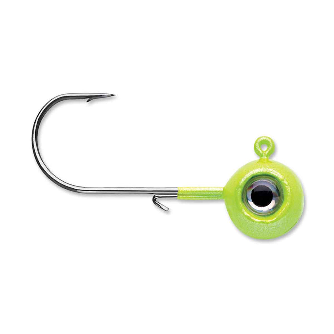VMC Neon Moon Eye Jig Glow Chart walleye jighead