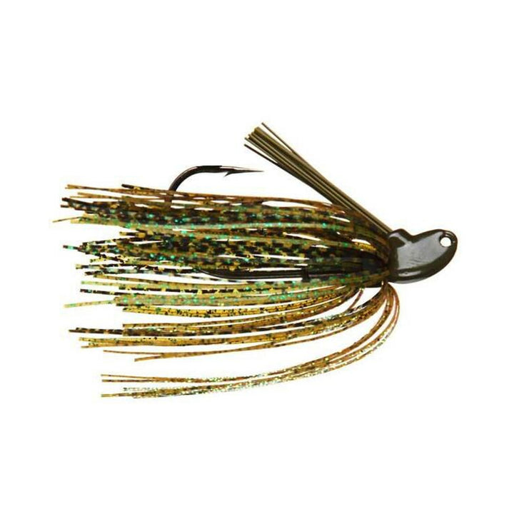 D&L Tackle Bill Lowen Swim Jig with weed guard and lifelike skirt for bass fishing in cover
