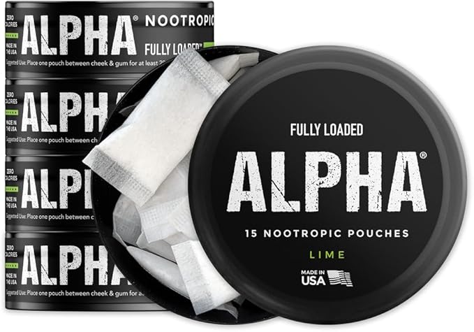 Fully Loaded ALPHA Nootropic Pouches