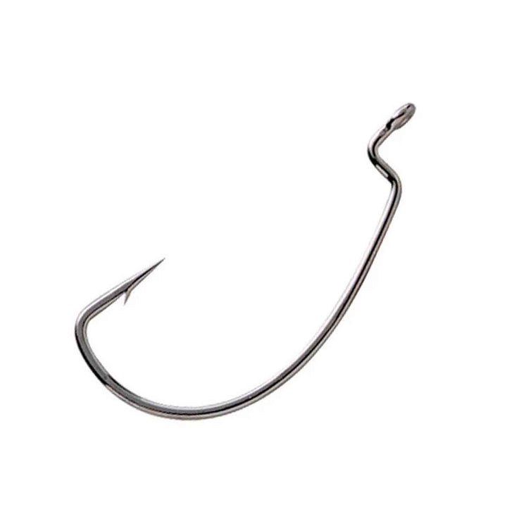 Gamakatsu Nickel EWG Offset Shank Worm Hook for bass