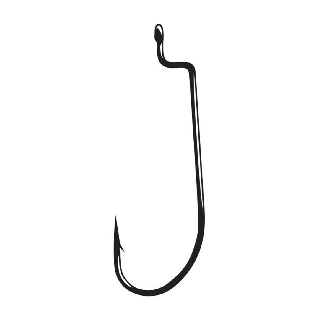 Gamakatsu Offset Shank Worm Hook for Texas rigs, Carolina rigs, and soft plastic presentations
