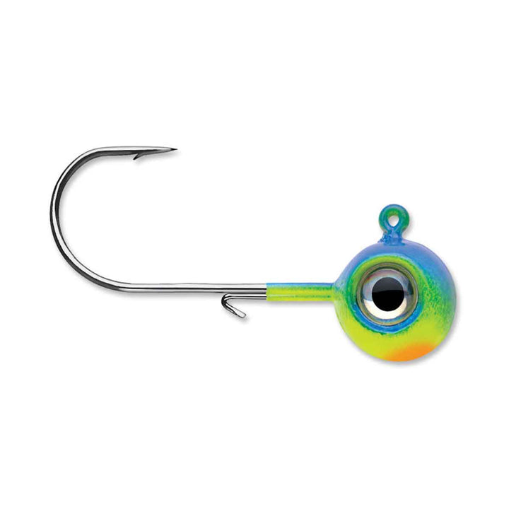 VMC Neon Moon Eye Jig Parrot walleye jighead