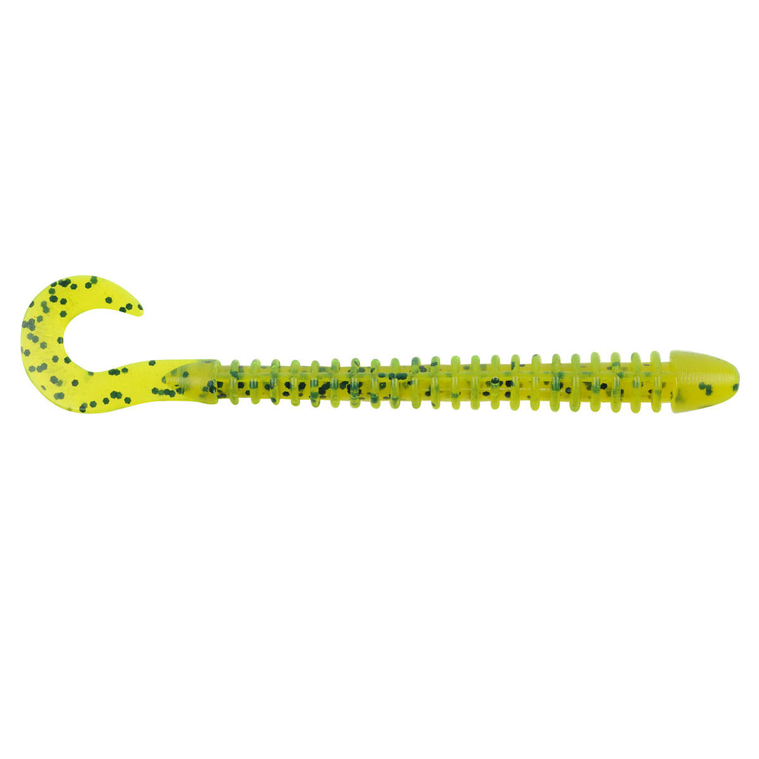 PB Rib Worm_Chartreuse Pepper*