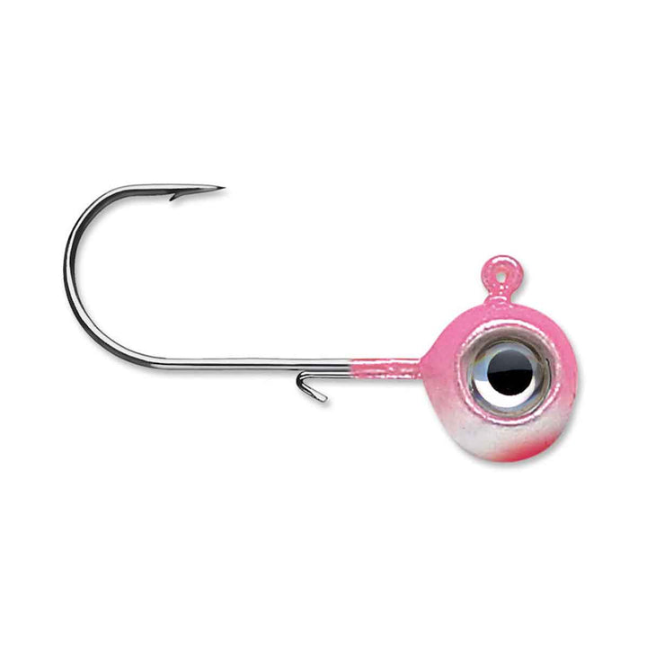 VMC Neon Moon Eye Jig Pink Pearl walleye jighead