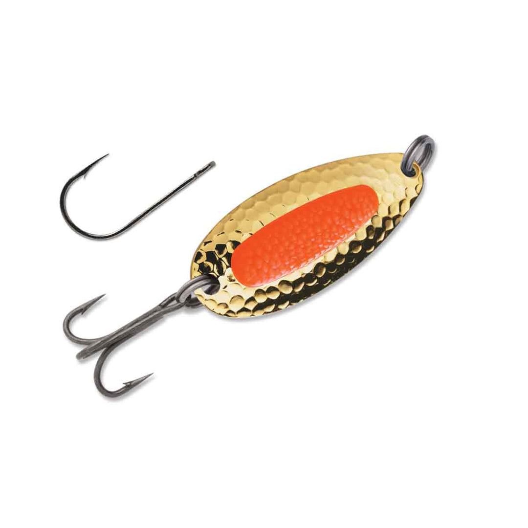 Pixee Spoon_Gold Plated Fluorescent Orange Insert