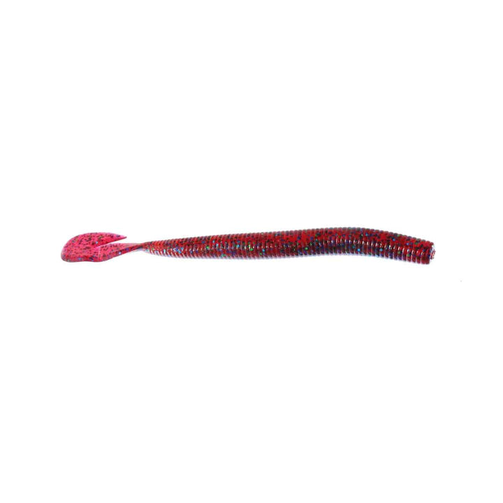 Zoom UV Speed Worm Plum Apple swimming worm for bass