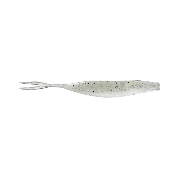 Zoom Winged Fluke soft plastic jerkbait in Silver Shad with lifelike winged fins