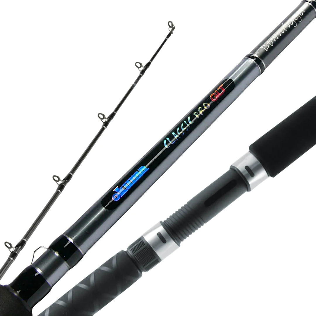 Okuma Classic Pro GLT 8'6 inch Trolling Rod, Black