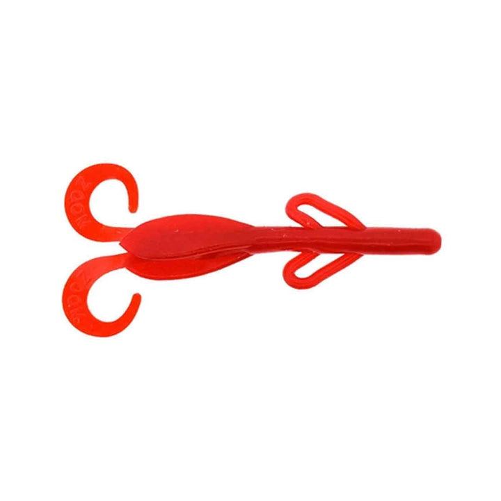 Zoom Baby Brush Hog tomato no seed 4 inch creature bait