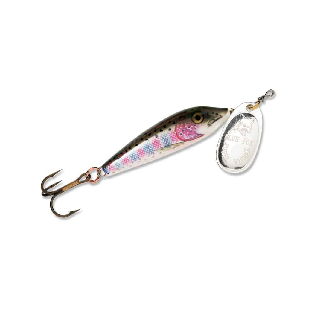 best blue fox lures for trout Blue Fox Vibrax Minnow Spin