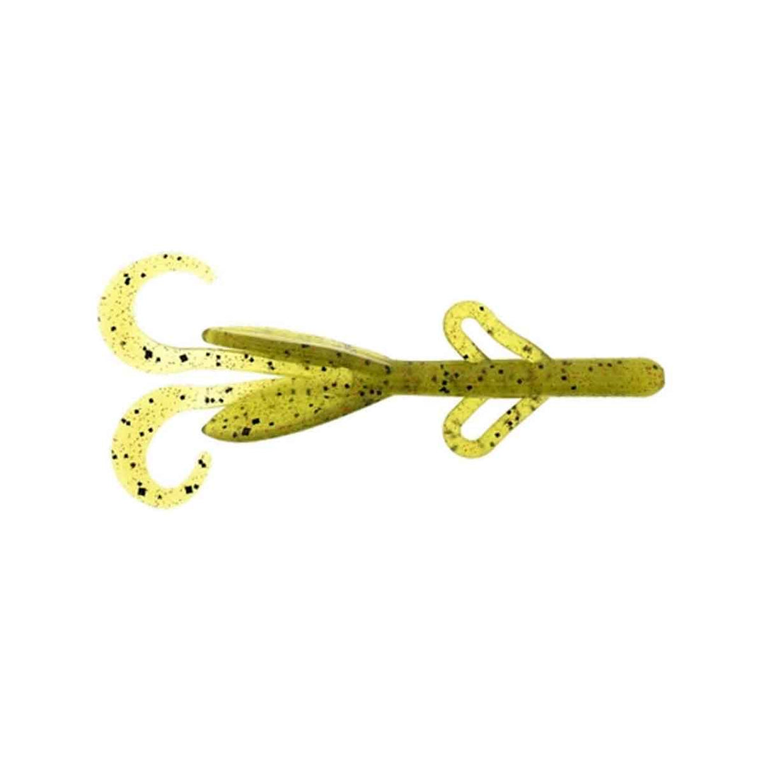Zoom Baby Brush Hog watermelon red 4 inch creature bait