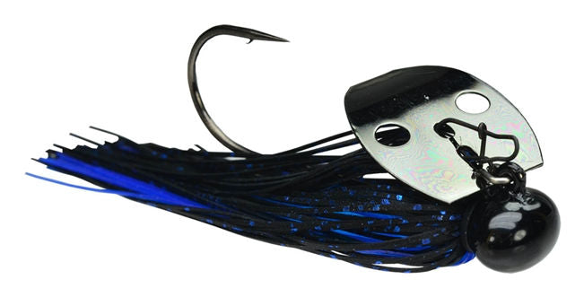 Picasso Tungsten Knocker Bladed Swim Jig_Black Blue