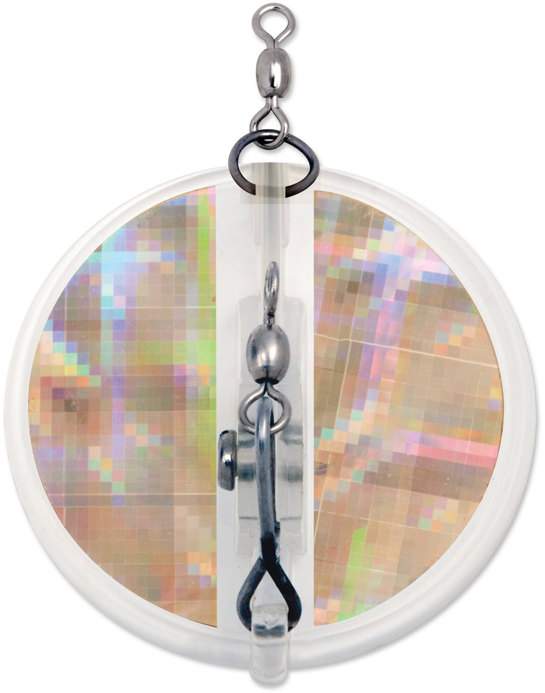 Clear/Silver Disco Tape/Clear Bottom