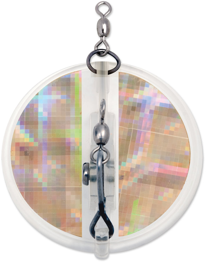Clear/Silver Disco Tape/Clear Bottom