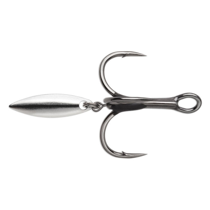VMC Bladed Hybrid Short Shank Treble Hook