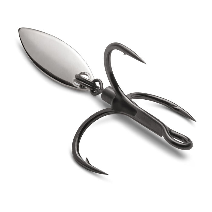 VMC Bladed Hybrid Short Shank Treble Hook