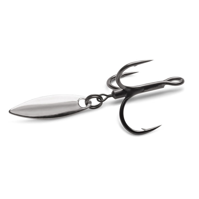 VMC Bladed Hybrid Short Shank Treble Hook