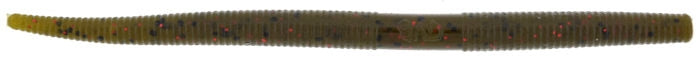 Gary Yamamoto Thin Senko Green Pumpkin Red