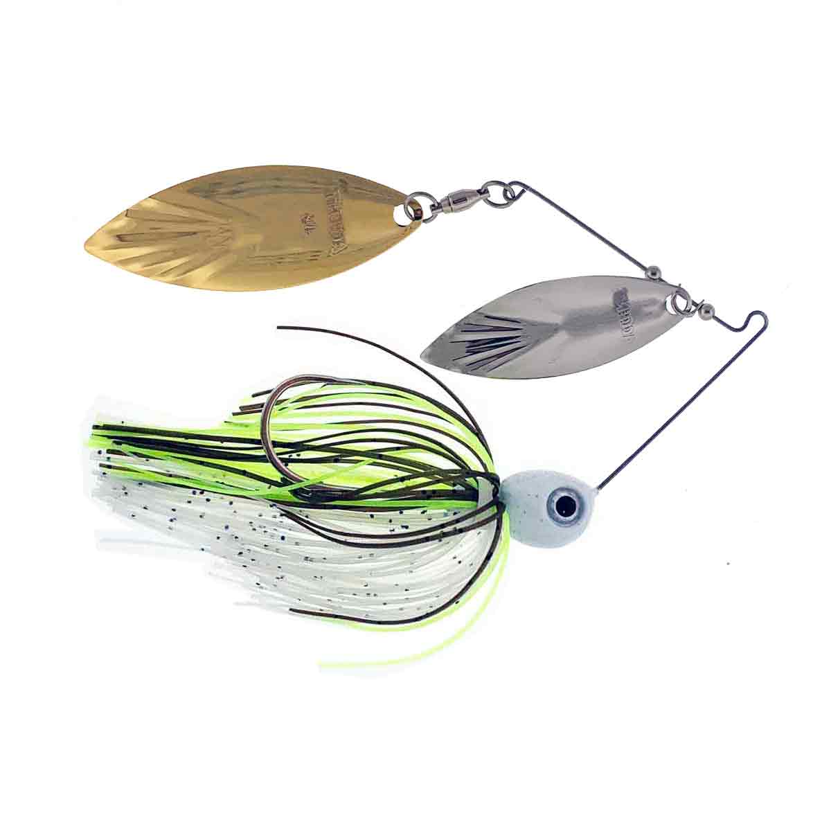Mark Dove River Special Double Willow Spinnerbait_Threadfin Shad - Nickel/Gold
