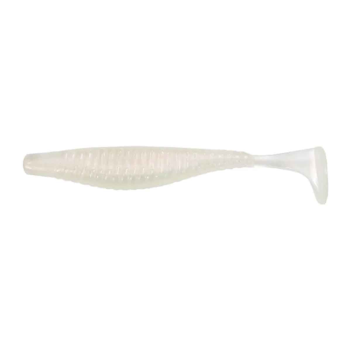 Armor Shad Paddle Tail_Pearl White