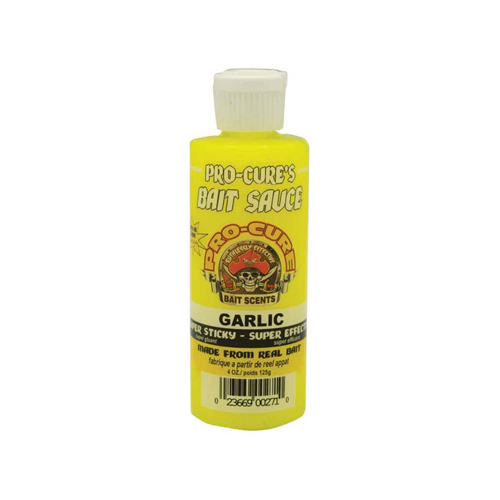 Pro-Cure Bait Sauce fish attractant gel for bass, walleye, trout, and panfish lures