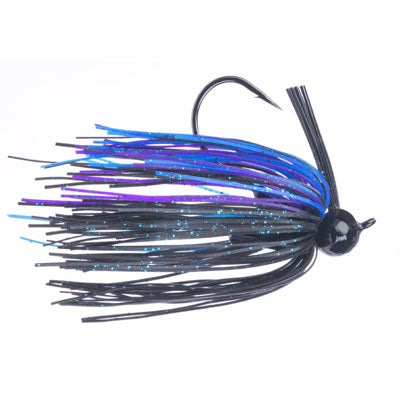 Pro Series Football Jig_Black Blue Purple* - Fishermans Central