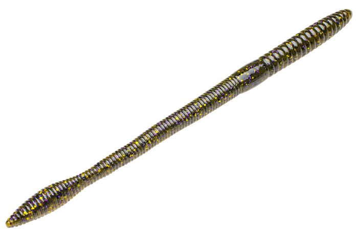 Strike King KVD 10" Bull Worm Green Pumpkin Candy