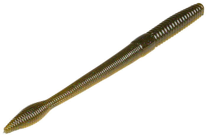Strike King KVD 8" Bull Worm Green Pumpkin Candy