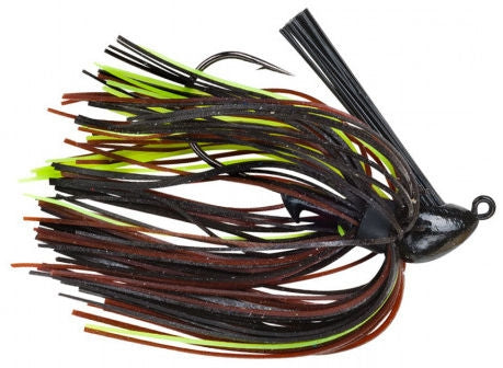 Baby Boo Jig_Black Brown Chartreuse