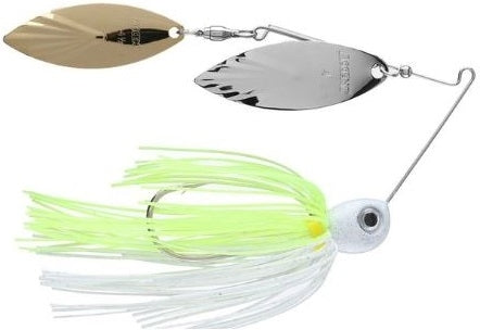 Mark Dove River Special Double Willow Spinnerbait_Chartreuse White - Nickel/Gold