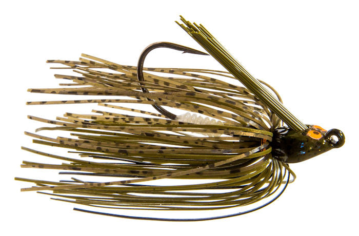 CrossEyeZ Snakehead Swim Jig_Green Pumpkin*