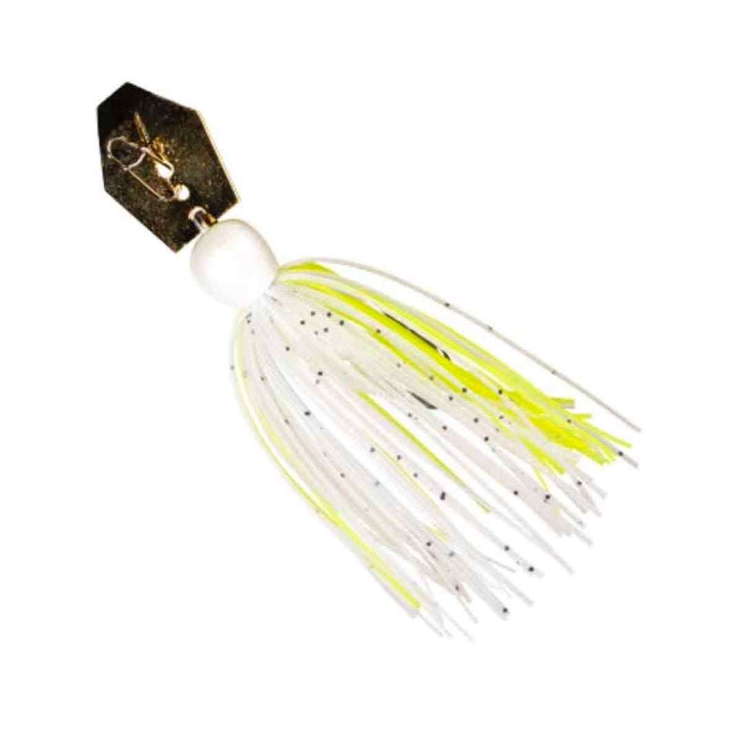 Chatterbait Mini Max_Chartreuse/White - Fishermans Central