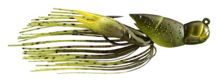 Koppers LiveTarget Hollow Body Craw_Green/Chartreuse