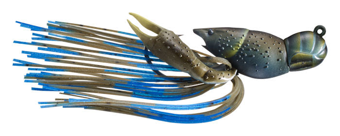 Hollow Body Craw_Mud/Blue - Fishermans Central