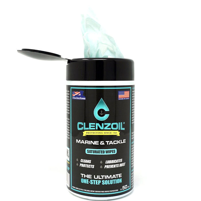 Clenzoil Marine & Tackle Saturated Wipes