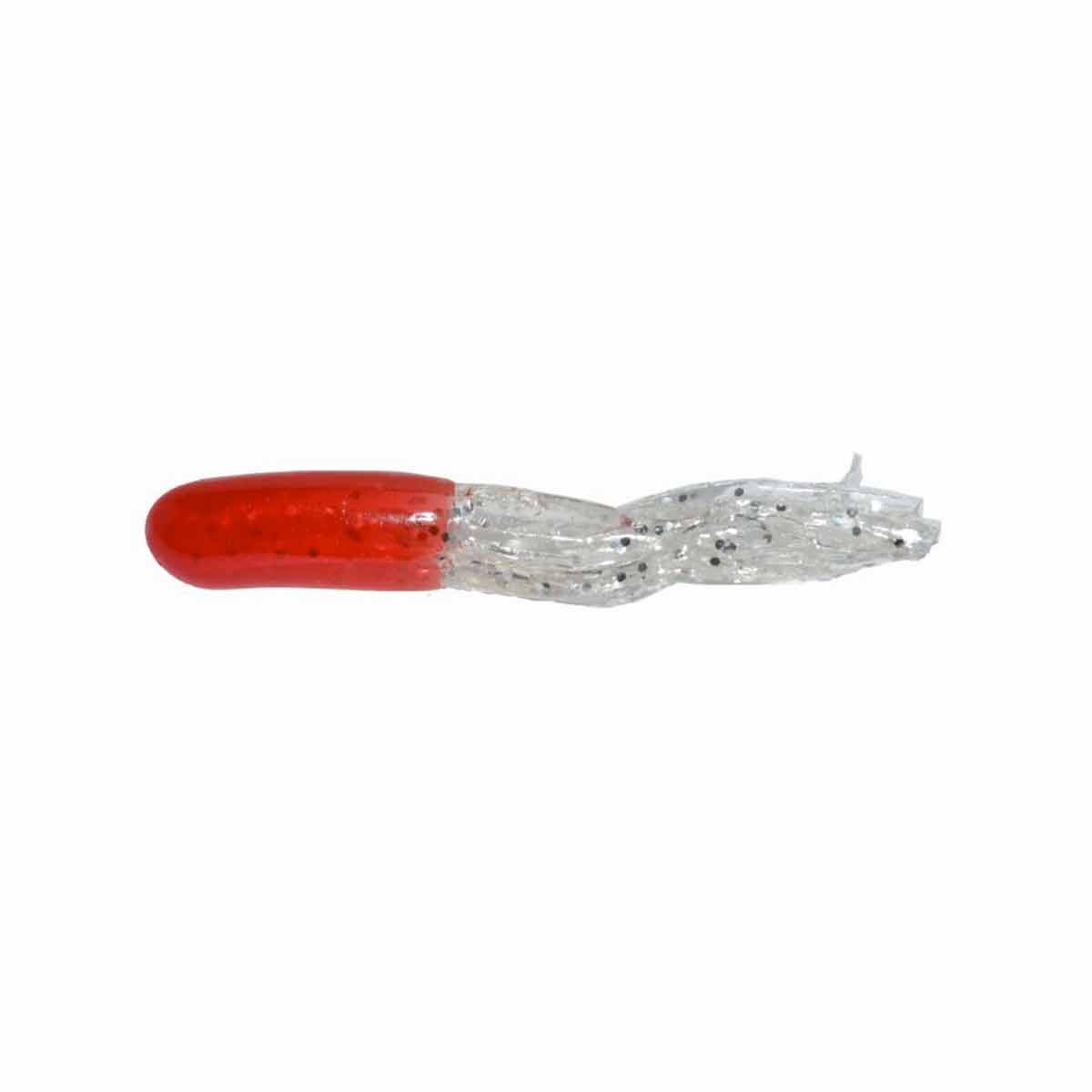 Crappie Tube_Red/Clear Sparkle