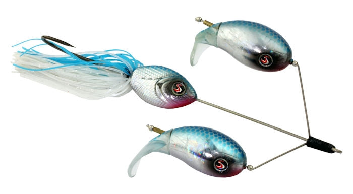 River2Sea Double Plopper Buzzbait Blue Blood