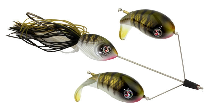 River2Sea Double Plopper Buzzbait Perch