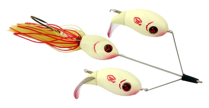 River2Sea Double Plopper Buzzbait Bone
