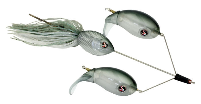 River2Sea Double Plopper Buzzbait Phantom Shad