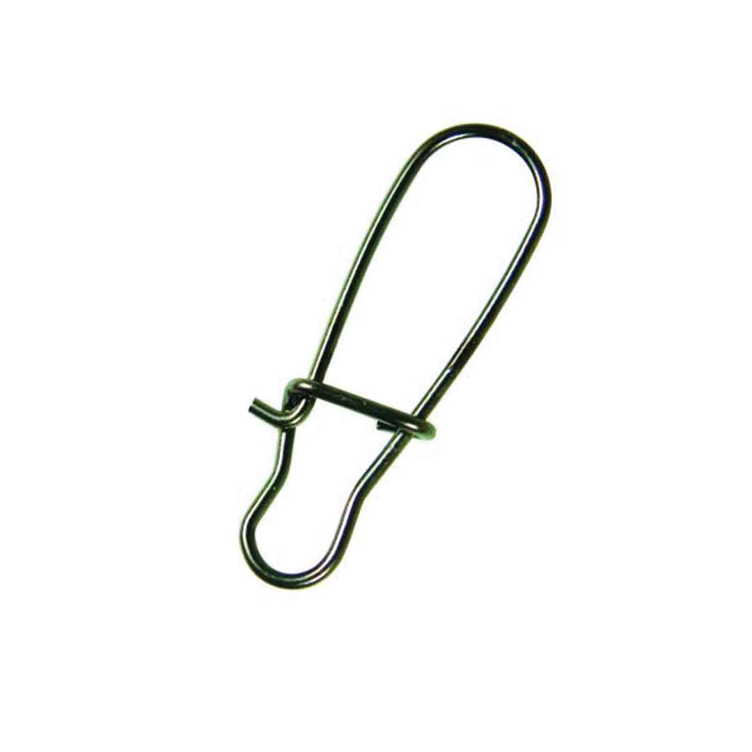 Eagle Claw Dual Lock Snaps – dual-opening stainless fishing snaps, 10-pack