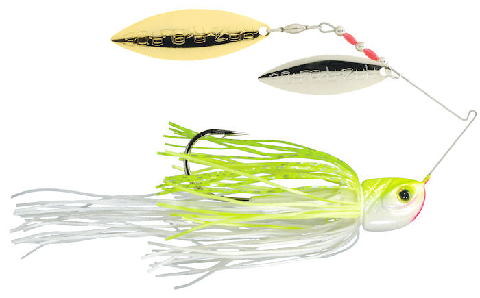 Strike King Bottom Dweller Spinnerbait Chartreuse/White