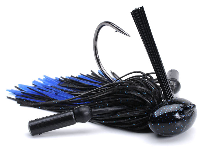 Moccasin Lures Football Jig_Black Blue