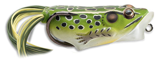 Koppers LiveTarget Hollow Body Popper Frog_Green/Yellow