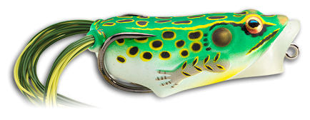 Koppers LiveTarget Hollow Body Popper Frog_Flo Green/Yellow