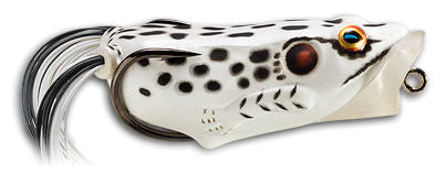 Koppers LiveTarget Hollow Body Popper Frog_Albino/White