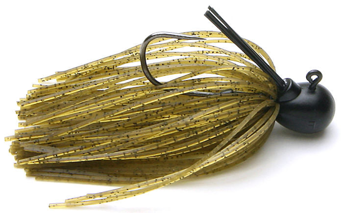 Keitech Tungsten Guard Spin Jig Green Pumpkin